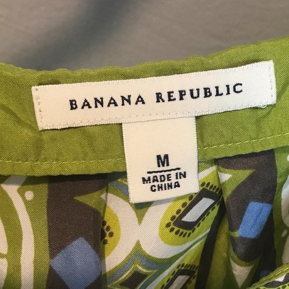 ❌SOLD❌ Banana Republic | 100% Silk Boho Tank Top - Picture 6 of 8